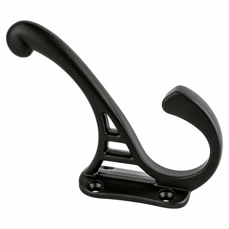 BERENSON Prelude Matte Black Coat Hook 8014-55-P